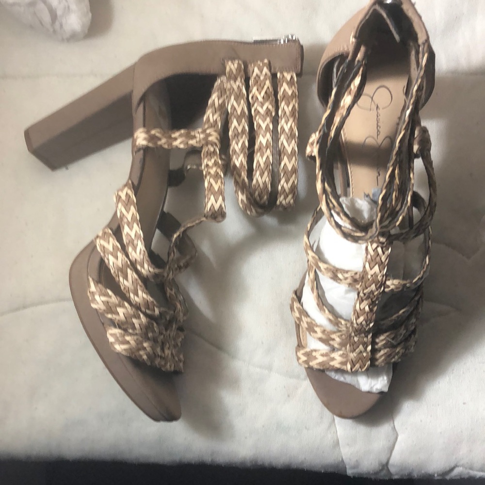 Jessica Simpson Zip Back Heels